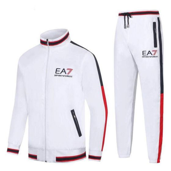 Emporio Armani Tracksuit With Full Zip – White – Temtrends